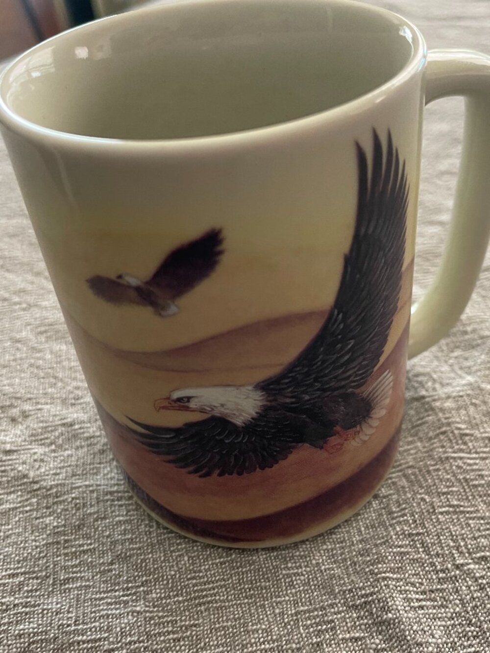 Otagiri Japan Vintage Eagle Ceramic Mug Collectible!